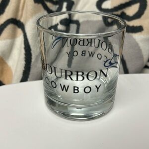 New Cristar Whiskey Shot Glass Cup “Bourbon Cowboy" Cowboy Hat 10.5 oz (E-5)